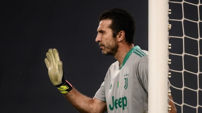 Kiper Juventus, Gianluigi Buffon. [MARCO BERTORELLO / AFP]